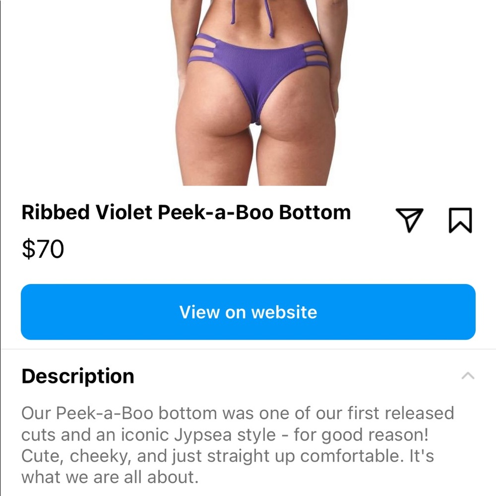 COPY - Two piece Jypsea Local Purple Bikini